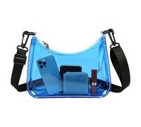 Sac Épaule Transparent Avec Sangle Détachable, Pvc Résistant À L'Eau | Hobo Approuvé Par Stade, Léger Pour Travail Périple Plage Stade Concerts Festivals Sport Baseball