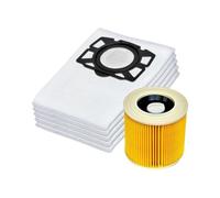 Sac Et Filtre De Rechange For Aspirateur, Compatible Avec Karcher KFI 357 KFI357 KA 40 2.863-314.0WD2 Plus WD3