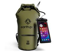 Sac étanche 30L avec poche zippée - Sac imperméable pour kayak et bateau