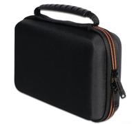 Sac étanche antichoc pour console de jeu Nintendo 3DS XL avec pochette en maille intégrée et huit emplacements pour cartes de jeu dédiés (orange)