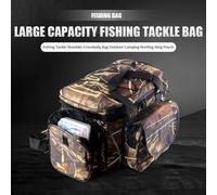 Sac Étanche De Grande Capacité Pour Matériel De Pêche, Mallette De Rangement Pour Appâts Et Leurres, Voyage En Plein Air, Chasse, Randonnée, Pochette À Épaule, 2021