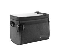 Sac étanche for cadre avant de vélo, 1 pièce, sac de rangement étanche for écran tactile vtt, support de téléphone for vélo, sacs de guidon EVA, sac de rangement avant de cyclisme(Grey 1pcs)