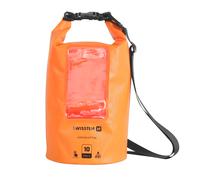 Sac Étanche IP67 10L avec Bandoulière et Pochette Smartphone Tactile Swissten Orange