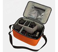 Sac étanche pour Appareil Photo Numérique avec Sangle Réglable et Poignée Robuste pour Photographes, Sac Portable en Nylon, 13" X 9,1" X 6,3" (Section Horizontale Orange)