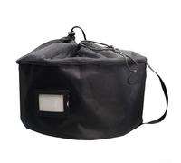 Sac étanche pour ranger les tuyaux d'eau de camping-car avec zone d'insertion de carte de nom pour une reconnaissance facile parmi plusieurs tuyaux et câbles (noir)