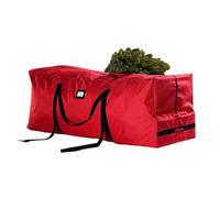Sac étanche pour Sapin de Noël: récipient à, Organisateur avec poignées, conteneur de Vacances Lourd | Protection Pratique pour Les Arbres pour emballer Les décorations en Mouvement, Rouge