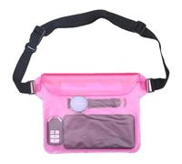 Sac étanche pour téléphone - Sac de téléphone étanche de grande capacité, sangle de taille réglable | Design d'écran tactile transparent, thème de natation en plein air, rangement de voyage sécurisé
