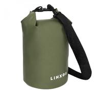 Sac étanche réglable pour sport nautique bateau plage randonnée imperméable - 10 litres - Vert kaki - Linxor