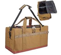 Sac étanche | Sacs de duffle portables robustes | Sac de rangement léger de grande capacité Organisateur Bagage de rangement pour la chasse en plein air Véhicule Adventure Survie Cuisine, marron