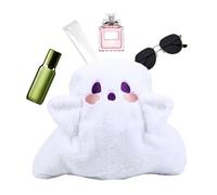 Sac fantôme amusant - Sac à dos à bandoulière en peluche - Porte-monnaie mignon en peluche - Accessoire de voyage d'Halloween - Compagnon de messager effrayant - Vacances saisonnières - Outin, Taille