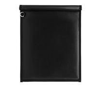 Sac Faraday avec blocage du signal RFID pour téléphone portable, anti-suivi GPS, pochette de protection anti-radiations (L) noir