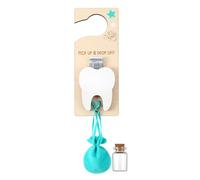 Sac Fée Des Dents, Support Bois Et Flanelle Avec Fente Argent Oreiller Magique, Coffret Cadeau Avec Livre À Colorier Pour, Favorise Bonnes Habitudes Dentaires Chez Filles Garçons, Format 3,9x9