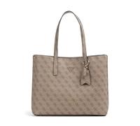 GUESS Meridian II Girlfriend Tote Bag Latte Logo