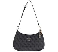 GUESS Noelle II Top Zipper Shoulder Bag Coal Logo