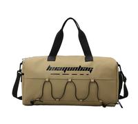 Sac Femme Polyvalent : bandoulière, fourre-Tout Voyage, Sport/Week-End/Yoga, avec Compartiment à Chaussures.(Khaki)