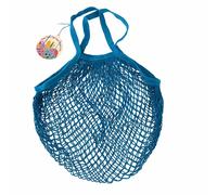 Sac filet Ã provision en coton biologique Rex London Bleu 55x33x0,2 cm