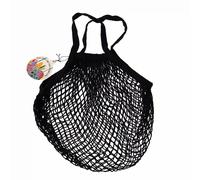 Sac filet Ã provision en coton biologique Rex London Noir 55x33x0,2 cm