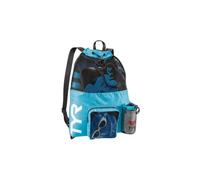 Sac filet de natation tyr big mesh mummy 40l bleu