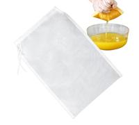 Sac Filtrant À Mailles Fines | Nylon Avec Cordon De Serrage 30,5 X 20,3 Centimètres Réutilisable,Sacs de filtration pour aliments | pour Lait Végétal Fruit Jus de Légume Café Yaourt Fromage