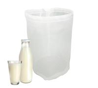 Sac filtrant à vin | Passoire réutilisable pour noix - Utilisations multiples pour la fabrication de yaourt, fromage, gelée, jus de fruits et café à froid