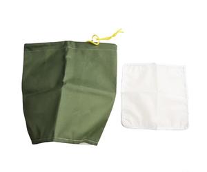 Sac filtrant d'une capacité de 3,8 l pour les projets de jardinage tels que la collection de lait végétal et de résine avec tissu composite 600D et noyau en maille (vert - 190)