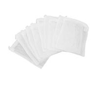 Sac Filtrant en Maille, 10 Pièces, Sacs Filtrants pour Aquarium, Filet à Maille Fine, Sacs Réutilisables avec Fermeture éclair pour Aquarium, 10x15cm