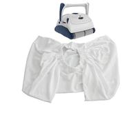 Sac filtrant en maille - Sac sous vide de feuille, piège de piscine | Pièce jointe de nettoyant en coton sacs réutilisables pour nettoyage de spa avec utilisation de filtres à eau robotiques, rec