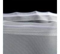 Sac filtrant en nylon 100/200/300 en maille pour aquarium, étang et aquarium - Sac à filtre réutilisable avec cordon de serrage, 30 x 45 cm, blanc (1 paquet) (200 mailles)