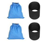 Sac filtrant en Textile for aspirateur et éléments filtrants de remplacement, Compatible avec Karcher, série WD3 WD2 WD1 MV1 NT(4pcs)