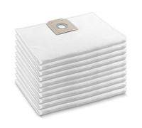 Sac filtrant jetable non-tissé KÄRCHER PRO 6.907-017.0 Lot de 10 Classe M 30x25 cm Blanc