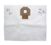 Mirka Sac d'aspirateur 1975985 en molleton - Compatible DE 415/915 - Pack de 5, gris clair