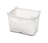 Sac filtrant ultra-fin pour aspirateur de piscine Aiper Scuba S1 - Écran en maille haute efficacité capture la poussière de sable limoneux - Accessoire de nettoyage réutilisable blanc (1 pièce)