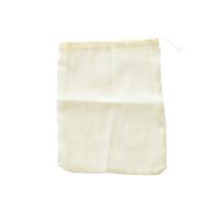 Sac filtre à thé Tyenaza, sachets de trémest à cordage Sachet en coton réglable multitifonctionnel pour le thé en feuille en vrac (15 * 20cm)