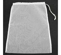 Sac Filtre à Vin de qualité Alimentaire 100 Mailles Réutilisable Home Brew Beer Faisant un Sac D'extraction Extra Fin Idéal pour Filtrer les Besoins de Brassage de Lait de Noix (20x30cm)