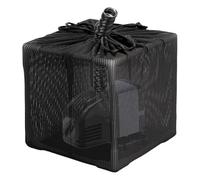 Sac filtre pour pompes à étain | couvercles filtrants pour étang avec filet fin | maille fine avec revêtement à cordon pour aquariums étangs jardin extérieurs