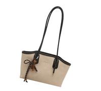 Sac fourre-tout à bandoulière en similicuir avec fermeture éclair pour femme, sac à main décontracté, sac à main pour ordinateur portable, pour le travail, les rendez-vous, l'université, Tel que