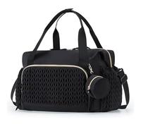 Sac fourre-tout à couches, fourre-tout à couches de capacité avec pochette amovible, sac de maman d'hôpital fermeture éclair avec poignée supérieure et sangle réglable pour voyage, petit Di