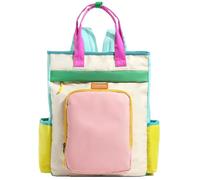 Sac fourre-tout à dos coloré, grand sac à main convertible à 2 voies, | Sac à dos Oxford léger multi-poches for les déplacements scolaires, universitaires, sac à dos esthétique for hommes(B)