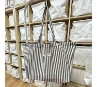 Sac fourre-tout à motif rayé, sac d'école pour diplômés, adolescentes, étudiants de première, deuxième, troisième et dernière année à l'université, au collège et au lycée. Parfait pour l'extérieur, le