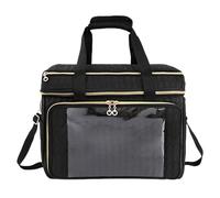 Sac fourre-tout à tricoter - Porte-fil portable, organisateur de rangement multi-compartiments, sac artisanal pratique pour fournitures de loisirs, porte-fil et aiguilles | Idée cadeau pour les femmes