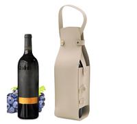 Sac fourre-Tout à vin, Sac à vin, Étui de Transport pour Porte-vin en Cuir PU, Pochette de Transport, Porte-Bouteilles d'alcool, décorations de Bouteilles de vin pour Les connaisseurs de vin