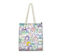 Sac Fourre Tout Animaux Colorés Sac de Plage Polyester Sac a Main Femme de Cours Tote Bag Homme Lavable Sacs pour Femmes Tote Bag Enfant Sacs À Main Réutilisable Totebag Cabas Femme 36x37cm/2