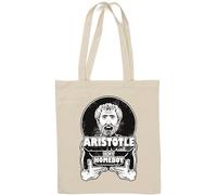 Sac fourre-tout Aristote is My Homeboy Philosophe grec en coton naturel Blanc