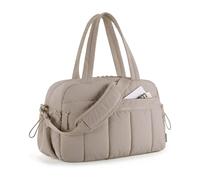 Sac fourre-tout avec fermeture éclair, sac de gym pour femme, sac de voyage, sac de voyage pour femme, sac de week-end, camel, m, Utilité