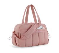 Sac fourre-tout avec fermeture éclair, sac de gym pour femme, sac de voyage, sac de voyage pour femme, sac de week-end, rose clair, m, Utilité
