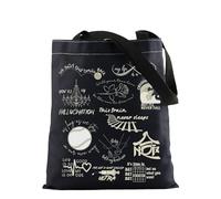 Sac fourre-tout avec inscription « Stay Fandom » - Cadeau pour les amateurs de musique - Cadeau pour les amateurs de musique - Sac à main de concert avec paroles de rap coréen, Keep Coming T UK