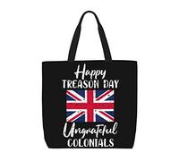 Sac Fourre-Tout Bonne Fête De La Trahison, Ingrats Coloniaux ! Femmes Sac À Bandoulière Lavables Pliable Sacs En Toile, Pour École, Voyage, Filles, Burea