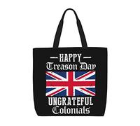 Sac Fourre-Tout Bonne Fête De La Trahison, Ingrats Coloniaux ! Sac À Main Décontracté Réutilisable De Grande Capacité Sacs En Toile Pour Femmes, Pour École, Shopping, Femmes, Voyage