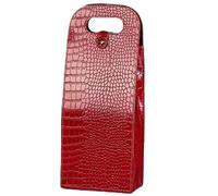 Sac fourre-Tout Cadeau de vin Rouge, Coffret Cadeau Double Emballage de vin Rouge, 2 Sacs en Cuir de vin boîte à vin Simple, Cadeau d'anniversaire, Cadeau de Bal de Fin d'année, fête des mères, Noël,