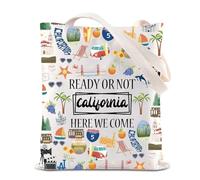 Sac fourre-Tout California Trip Gift California State Cadeau Souvenir de déménagement pour Les Amoureux des Voyages en Californie, Californie., Medium